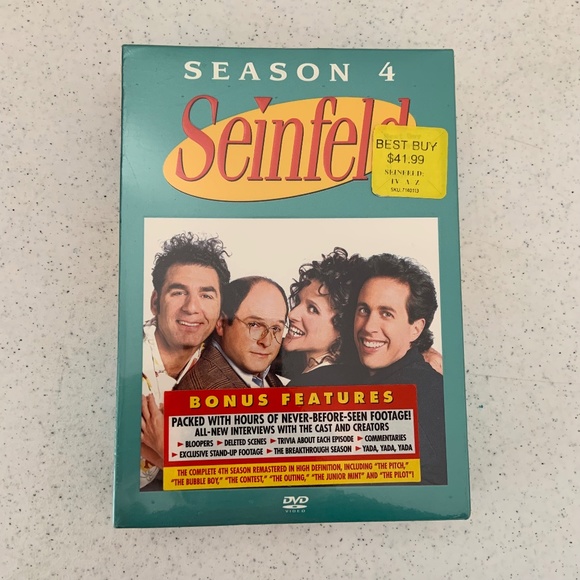 New Seinfeld Season Four DVD 24 Episodes - Picture 1 of 8